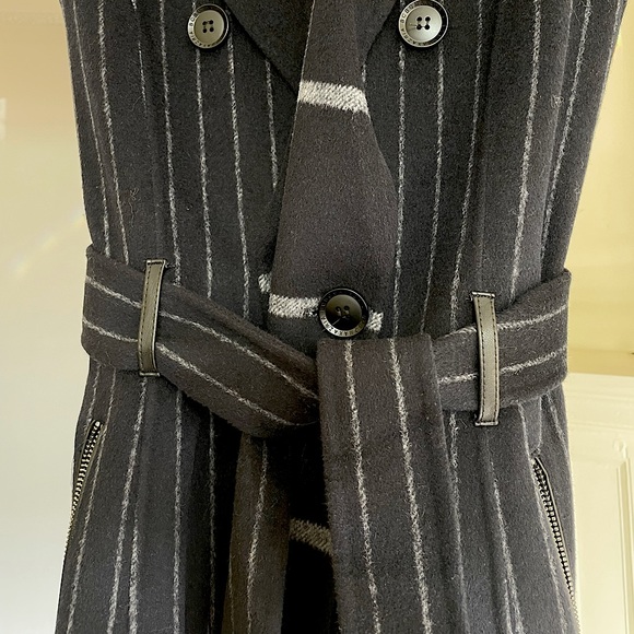 BCBG MaxAzaria Authentic Wool Moto Vest - Picture 2 of 6